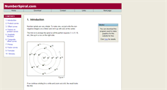 Desktop Screenshot of numberspiral.com